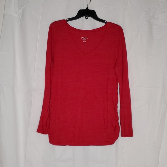 Isabel Maternity Large Shirt Ash Red - Picture 2 of 5